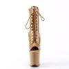 Pleaser - FLAMINGO1021 Bottes de plateforme, Pole dance chaussures - Crème Product image